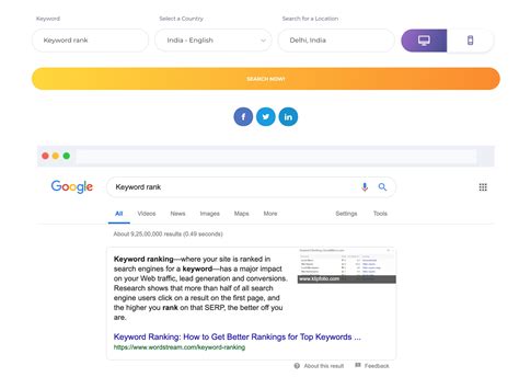 Free Keyword Rank Checker Tool Online for Google, .